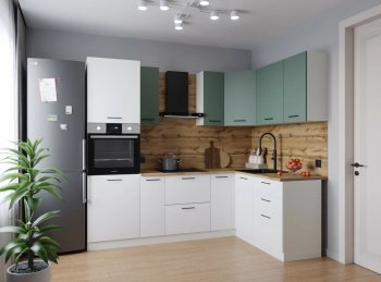 Угловой кухонный гарнитур Муссон 2400*1600 мм Sanvut в Сысерти - sysert.mebel-e96.ru