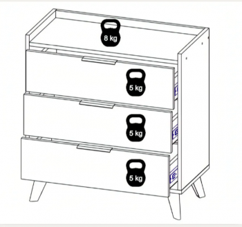 Комод Лотта (ВНК) в Сысерти - sysert.mebel-e96.ru