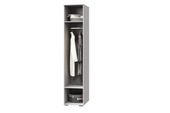 Шкаф для платья и белья 1дв. Наоми (МЛК) в Сысерти - sysert.mebel-e96.ru