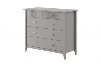 Комод 5 ящиков Никеа антрацит (БМ) в Сысерти - sysert.mebel-e96.ru