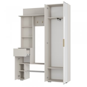 Прихожая Ницца ПР-04 Кашемир (БТС) в Сысерти - sysert.mebel-e96.ru