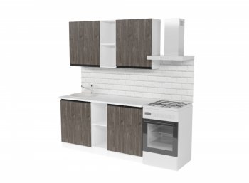 Кухонный гарнитур Ноктюрн нормал 1500 мм (Герда) в Сысерти - sysert.mebel-e96.ru