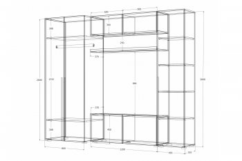 Стенка Норден (Зарон) в Сысерти - sysert.mebel-e96.ru