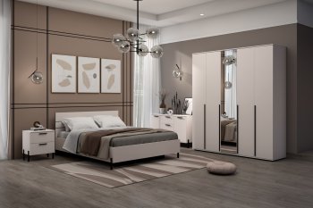 Спальный гарнитур Норден кашемир, модульный (Зарон) в Сысерти - sysert.mebel-e96.ru