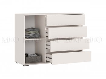 Комод 1 дверь 4 ящика (1200) Норд, кашемир (Миф) в Сысерти - sysert.mebel-e96.ru