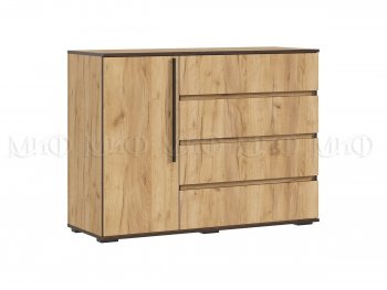 Комод 1 дверь 4 ящика (1200) Норд, дуб крафт (Миф) в Сысерти - sysert.mebel-e96.ru