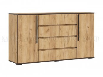 Комод 2 двери 4 ящика (1600) Норд, крафт (Миф) в Сысерти - sysert.mebel-e96.ru