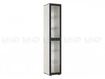 Пенал-стекло 400 мм Норд с подсветкой (Миф) в Сысерти - sysert.mebel-e96.ru | фото