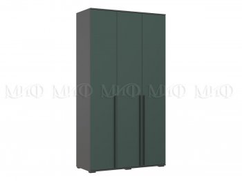 Шкаф 1200 мм 3-х ств. Норд графит/изумруд (Миф) в Сысерти - sysert.mebel-e96.ru