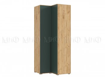 Шкаф угловой Норд крафт/изумруд (Миф) в Сысерти - sysert.mebel-e96.ru