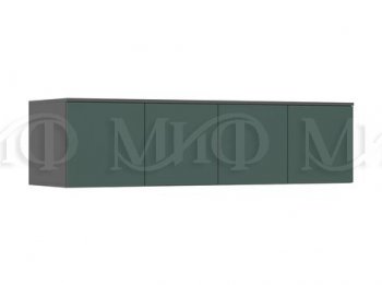 Шкаф 1600 мм 4-х створчатый Норд с антресолью, графит/изумруд (Миф) в Сысерти - sysert.mebel-e96.ru