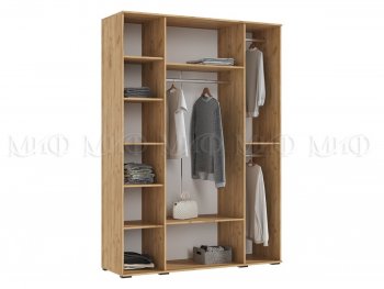 Шкаф 1600 мм 4-х створчатый Норд с антресолью,крафт/изумруд (Миф) в Сысерти - sysert.mebel-e96.ru