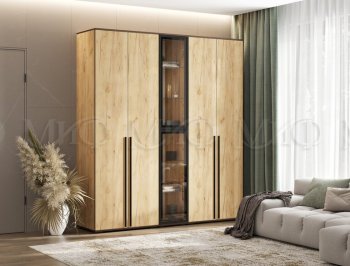 Шкаф Норд+ пенал со стеклом (Миф) в Сысерти - sysert.mebel-e96.ru