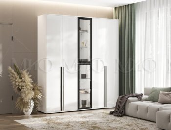 Шкаф Норд+ пенал со стеклом (Миф) в Сысерти - sysert.mebel-e96.ru