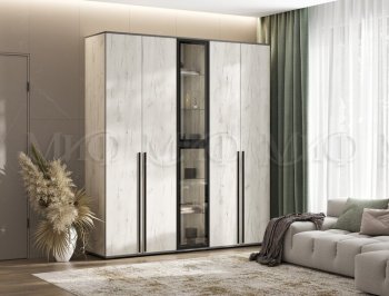 Шкаф Норд+ пенал со стеклом (Миф) в Сысерти - sysert.mebel-e96.ru