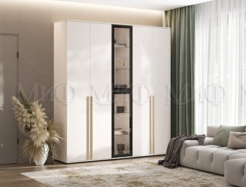 Шкаф Норд+ пенал со стеклом (Миф) в Сысерти - sysert.mebel-e96.ru | фото