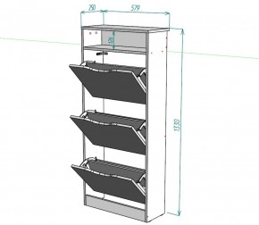 Обувница W10 (Белый) в Сысерти - sysert.mebel-e96.ru