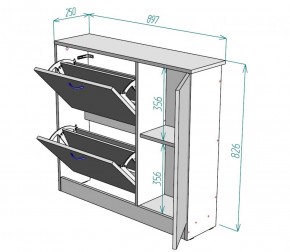 Обувница W31 (Белый) в Сысерти - sysert.mebel-e96.ru