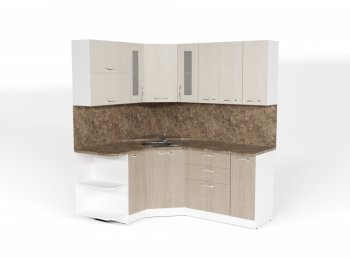 Кухонный гарнитур Ольга оптима 3 1500х1800 мм (Герда) в Сысерти - sysert.mebel-e96.ru
