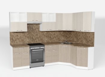 Кухонный гарнитур Ольга оптима 5 2700х1600 мм (Герда) в Сысерти - sysert.mebel-e96.ru
