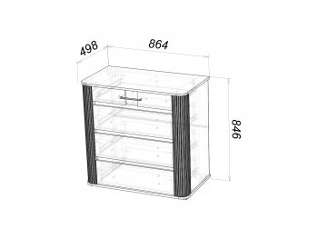 Спальный гарнитур Ольга-2 модульный в Сысерти - sysert.mebel-e96.ru