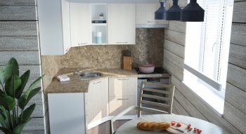 Кухонный гарнитур Ольга оптима 4 1400х2000 мм (Герда) в Сысерти - sysert.mebel-e96.ru