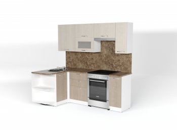 Кухонный гарнитур Ольга прайм 2 1300х2100 мм (Герда) в Сысерти - sysert.mebel-e96.ru