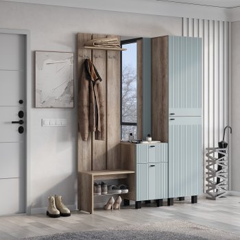 Прихожая Олива ПР-04 шарли бриз (БТС) в Сысерти - sysert.mebel-e96.ru