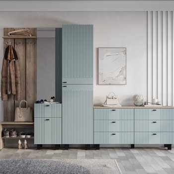 Прихожая Олива ПР-04 шарли бриз (БТС) в Сысерти - sysert.mebel-e96.ru