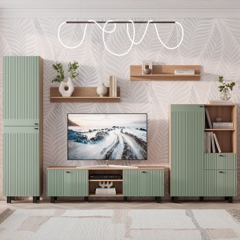 Пенал 500 мм Олива ПН-01 эвкалипт софт (БТС) в Сысерти - sysert.mebel-e96.ru