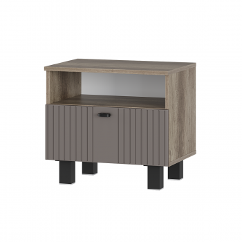 Тумба прикроватная Олива ТБ-14 муссон софт (БТС) в Сысерти - sysert.mebel-e96.ru