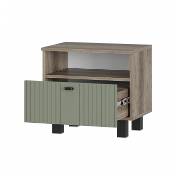 Тумба прикроватная Олива ТБ-14 эвкалипт софт (БТС) в Сысерти - sysert.mebel-e96.ru