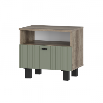 Тумба прикроватная Олива ТБ-14 эвкалипт софт (БТС) в Сысерти - sysert.mebel-e96.ru