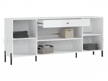 Комод Оливия Белый глянец (Миф) в Сысерти - sysert.mebel-e96.ru