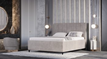 Кровать с ПМ Оливия Бежевый (Лин) в Сысерти - sysert.mebel-e96.ru