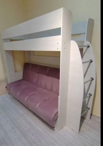 Кровать-диван 2-х ярусная Омега 17 (возможна зеркальная сборка) в Сысерти - sysert.mebel-e96.ru | фото