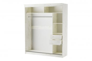 Шкаф-купе 1800 мм Орион крафт белый(Памир) в Сысерти - sysert.mebel-e96.ru