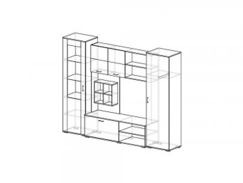 Стенка Оскар ясень шимо (Эра) в Сысерти - sysert.mebel-e96.ru