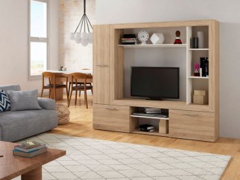 Стенка OSKAR3 дуб сонома (Генезис) в Сысерти - sysert.mebel-e96.ru