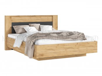 Кровать парящая Остин крафт/графит (Миф) в Сысерти - sysert.mebel-e96.ru