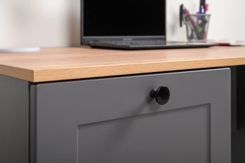 Стол письменный 12.159 Остин графит (Моби) в Сысерти - sysert.mebel-e96.ru