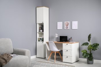 Набор детской мебели Остин белый, модульный (Моби) в Сысерти - sysert.mebel-e96.ru