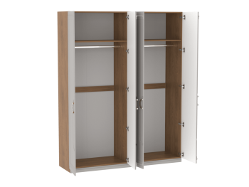 Шкаф 1800 мм 4-дверный Палермо (СБК) в Сысерти - sysert.mebel-e96.ru