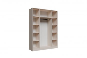 Шкаф 1600 мм Пальма, Сатин (ДСВ) в Сысерти - sysert.mebel-e96.ru