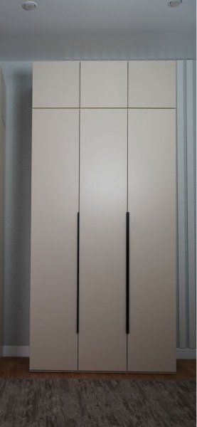 Шкаф 1200 мм Пальма с антресолью, Сатин (ДСВ) в Сысерти - sysert.mebel-e96.ru