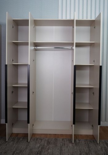 Шкаф 1600 мм Пальма, Сатин (ДСВ) в Сысерти - sysert.mebel-e96.ru