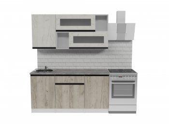 Кухонный гарнитур Паола стандарт 1600 мм (Герда) в Сысерти - sysert.mebel-e96.ru