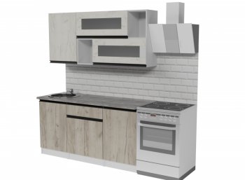 Кухонный гарнитур Паола стандарт 1600 мм (Герда) в Сысерти - sysert.mebel-e96.ru