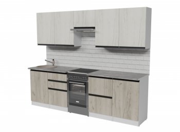 Кухонный гарнитур Паола мега 2500 мм (Герда) в Сысерти - sysert.mebel-e96.ru