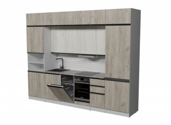 Кухонный гарнитур Паола люкс 3000 мм (Герда) в Сысерти - sysert.mebel-e96.ru